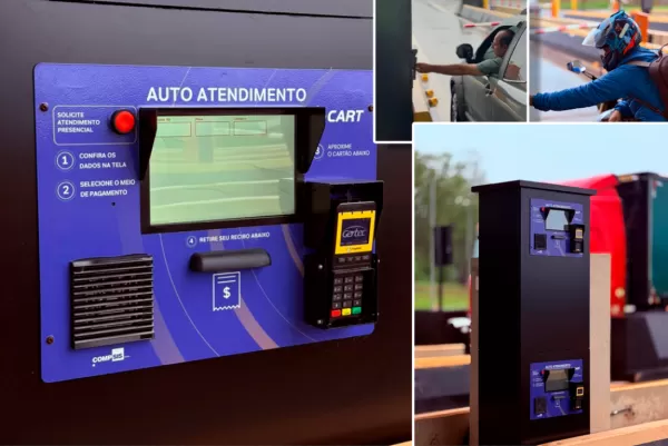 CART amplia autoatendimento na praça de pedágio de Ourinhos