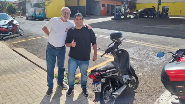 Morador recupera moto quase três meses após acidente em Ourinhos