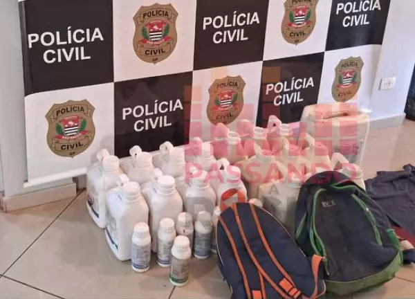 Polícia Civil recupera defensivos agrícolas furtados e esclarece crimes na região de Santa Cruz do Rio Pardo