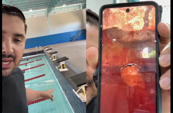 Prefeito Guilherme anuncia que vazamento na piscina do Monstrinho foi localizado e consertado