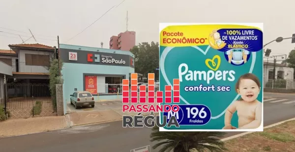 Mãe de criança de 1 ano é detida após furtar pacote de fraldas em farmácia de Santa Cruz do Rio Pardo