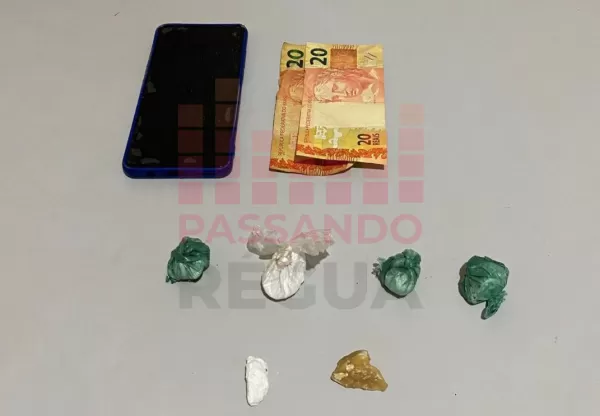 Jovem de 21 anos é preso em flagrante por tráfico de drogas no Jardim Guaporé em Ourinhos; outros três foram capturados