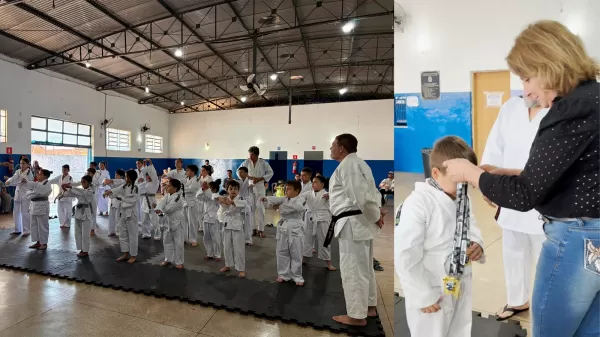 Ribeirão do Sul realiza Graduação do Judô com troca de faixas