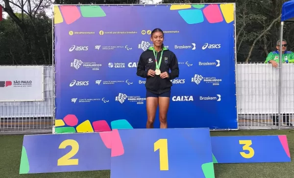 Atleta de Ourinhos conquista ouro no Circuito Paralímpico Loterias Caixa em São Paulo