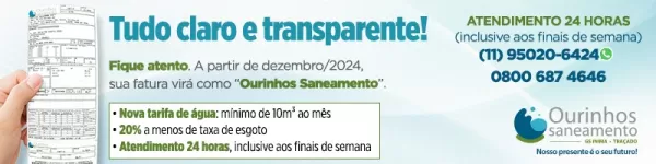 Fique atento: fatura da Ourinhos Saneamento já está sendo entregue
