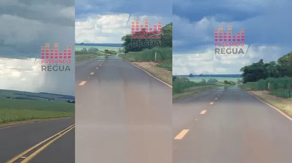 Possível nuvem funil é registrada próximo a Ribeirão do Sul e chama atenção na região de Ourinhos