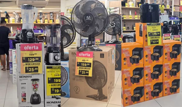 Pernambucanas de Ourinhos lança “Explosão de Ofertas” em eletroportáteis por tempo limitado