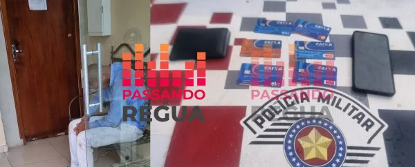 Homem é detido com cartões, suspeito de realizar furtos e golpes em agência bancária em Ourinhos