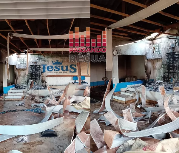 Igreja é furtada e incendiada em Chavantes 