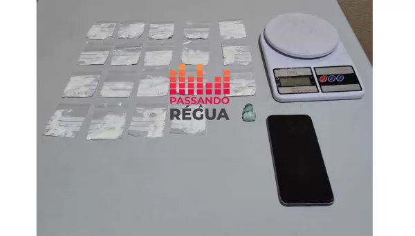 Tratorista é preso com porções de cocaína após denúncia no Ourinhos