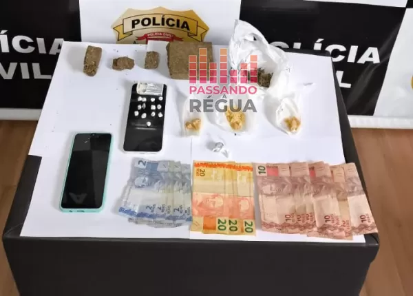 Polícia Civil prende homem por tráfico de drogas na Vila Perino em Ourinhos
