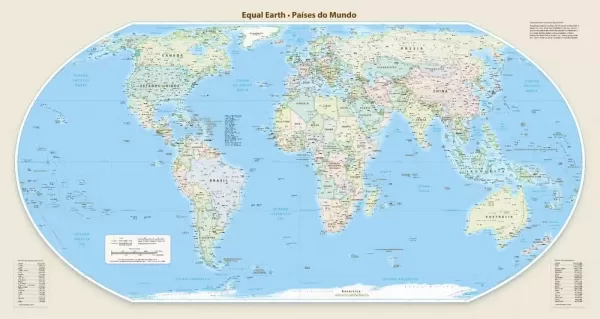 ONU aprova resolução para incentivar novo mapa-múndi e reduzir distorções territoriais