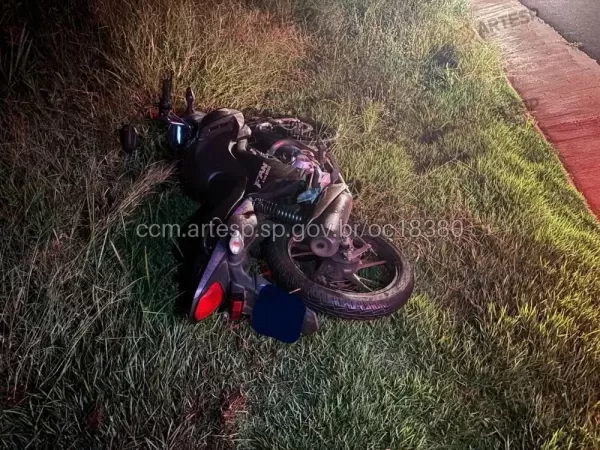 Motociclista morre após perder o controle da moto e bater contra árvore em rodovia no interior de SP