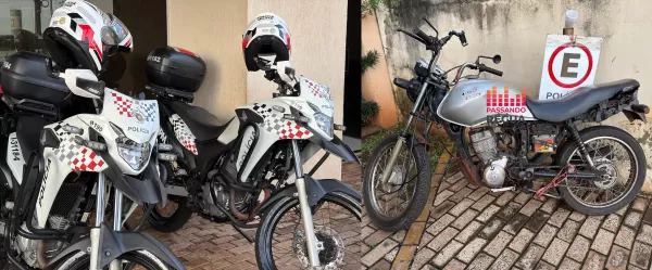 Polícia Militar recupera moto furtada e detém dois suspeitos em Ourinhos