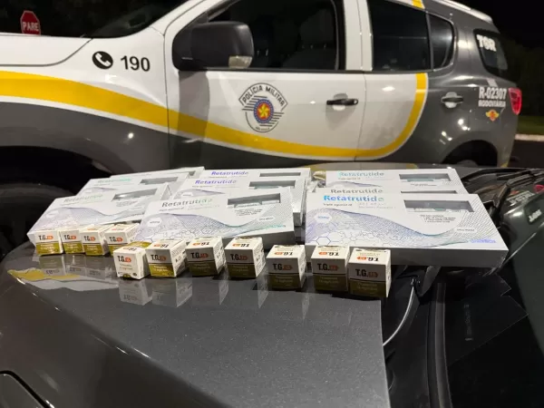 TOR apreende medicamentos para emagrecimento avaliados em R$ 50 mil na SP-270 em Palmital