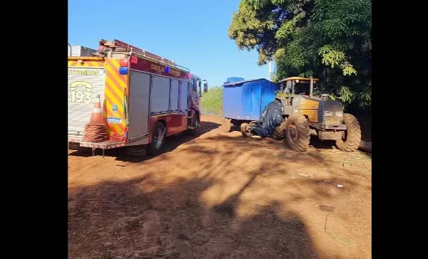 Trabalhador morre após acidente com trator em lavoura de cana na região de Andirá