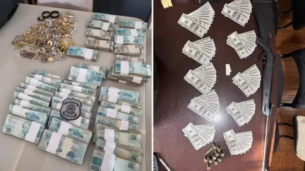 Polícia Federal prende líderes de organização criminosa e apreende R$ 1 milhão em ação contra lavagem de dinheiro do tráfico em Bauru 