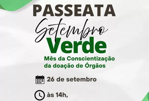 Santa Casa de Ourinhos e CIHDOTT promovem passeata pelo Dia Nacional da Doação de Órgãos