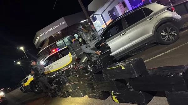 TOR prende traficante com quase meia tonelada de maconha após perseguição de 30 km em Ourinhos