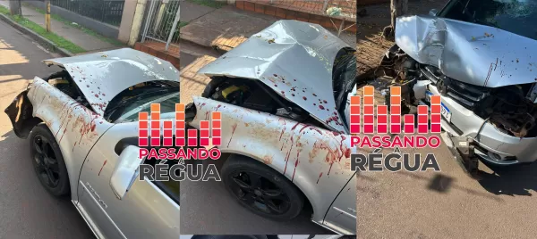 Carro com marcas de sangue é encontrado abandonado em rua de Ourinhos