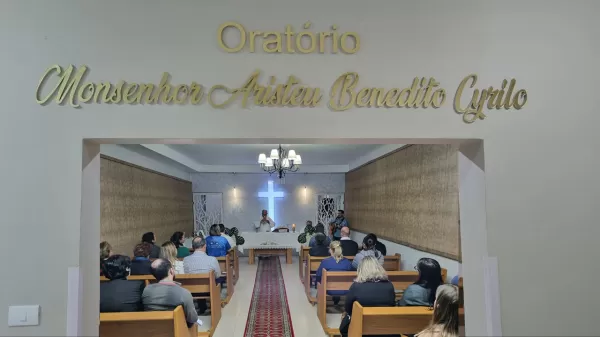 Inaugurado o Oratório Monsenhor Aristeu Benedicto Cyrilo na Santa Casa de Ourinhos