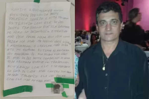 Homem mata suposto amante da esposa, comete suicídio e deixa carta: 
