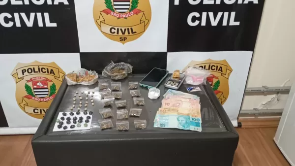 DISE de Ourinhos realiza operação contra o tráfico de drogas e prende três pessoas