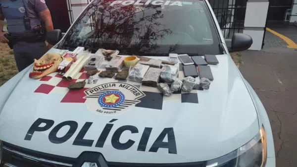 Três são presos em operação contra o tráfico de drogas em Santa Cruz do Rio Pardo