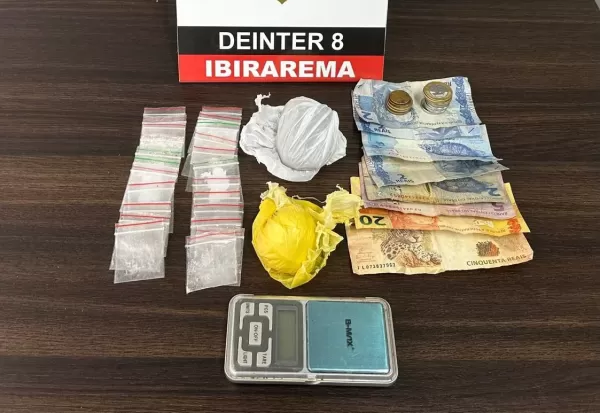 Polícia Civil de Ibirarema prende mulher em flagrante por tráfico de drogas