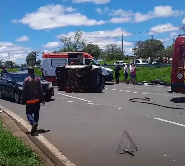 Acidente grave é registrado na Rodovia Mello Peixoto, em Ourinhos