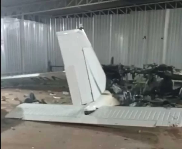 Incêndio criminoso destrói aeronave em hangar no aeroporto de Vera Cruz 