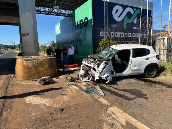 Motorista morre após colisão contra mureta na BR-369