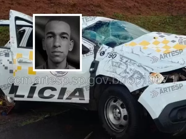 Policial militar rodoviário de 25 anos morre após capotamento de viatura em rodovia de Matão