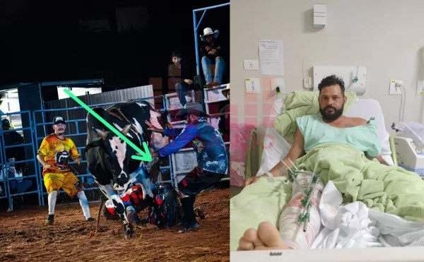 Morador de Ourinhos, Rondy Cowboy, sofre grave acidente em rodeio solidário e família pede ajuda para despesas médicas