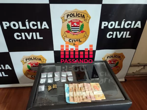 Polícia Civil prende homem por tráfico de drogas em Chavantes e apreende cocaína, maconha e motocicleta