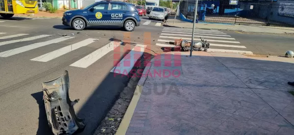 Acidente de trânsito em Ourinhos deixa dois feridos