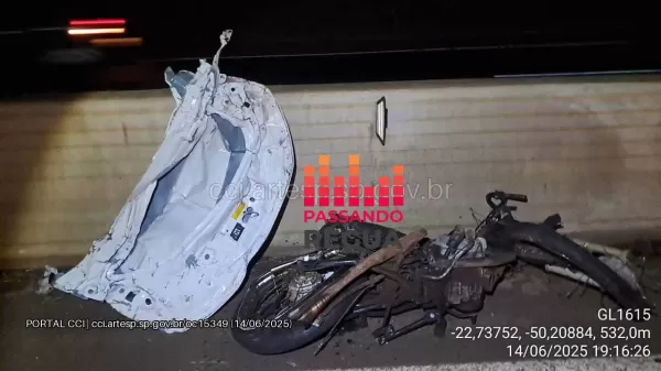 Homem morre em grave acidente na Rodovia Raposo Tavares em Palmital; motorista estava embriagado