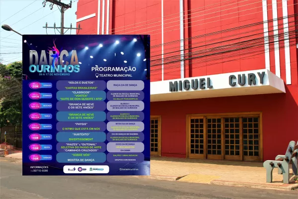 Prefeitura de Ourinhos anuncia 17ª edição do Dança Ourinhos com programação gratuita e diversificada