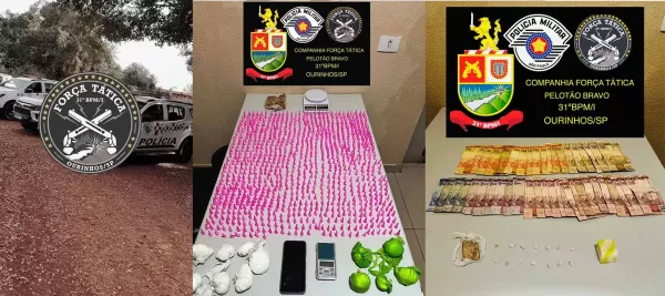 Força Tática de Ourinhos realiza três prisões de alto impacto em operação nesta terça-feira, 17; foram presos estuprador e dois por tráfico de drogas