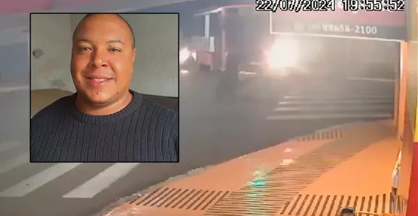 Câmera de segurança registra acidente fatal com ciclista em Ourinhos
