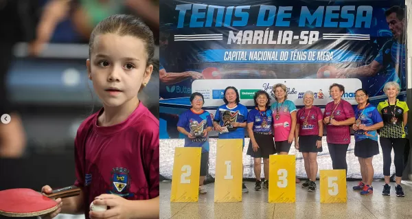 Ourinhos se destaca na etapa da Liga Oeste Paulista de Tênis de Mesa em Marília