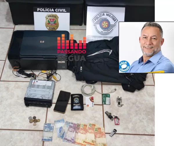 Homem de 41 anos é preso por furto a vereador em Salto Grande