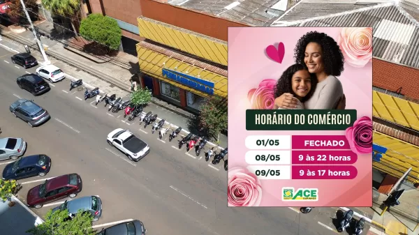 Comércio de Ourinhos fecha nesta sexta-feira, 1º, mas terá horário especial para o Dia das Mães