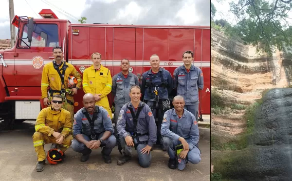 Corpo é retirado de precipício de 90 metros após operação dos bombeiros na região dos vales em Marília