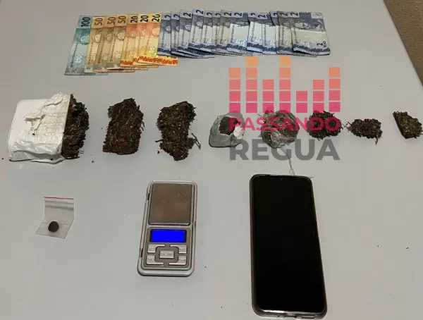 Jovem de 19 anos é preso por tráfico de drogas no Jardim Itamaraty, em Ourinhos