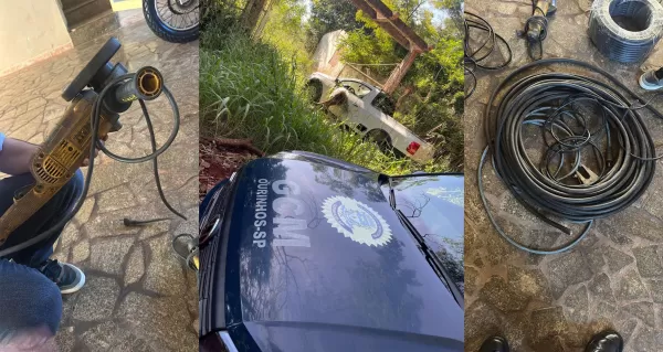 Veículos e equipamentos furtados de empresa são recuperados em ação conjunta da GCM e PM de Ourinhos