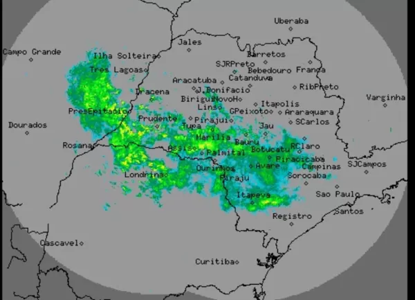 Chuva volta a atingir Ourinhos e região nesta sexta-feira e previsão aponta fim de semana instável