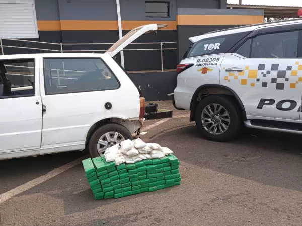 Traficante é preso em flagrante com 73 tabletes de maconha na Rodovia Orlando Quagliato