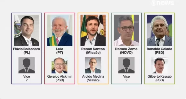 Candidatos à Presidência definem chapas para eleição de 2026; Flávio Bolsonaro e Romeu Zema ainda negociam vice