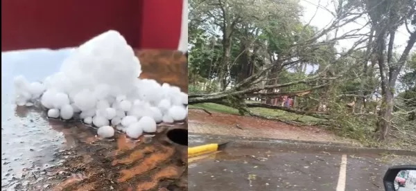 Após temporal com granizo e ventos de 60 km/h, Ourinhos segue com previsão de chuva; Inmet mantém alertas para o fim de semana